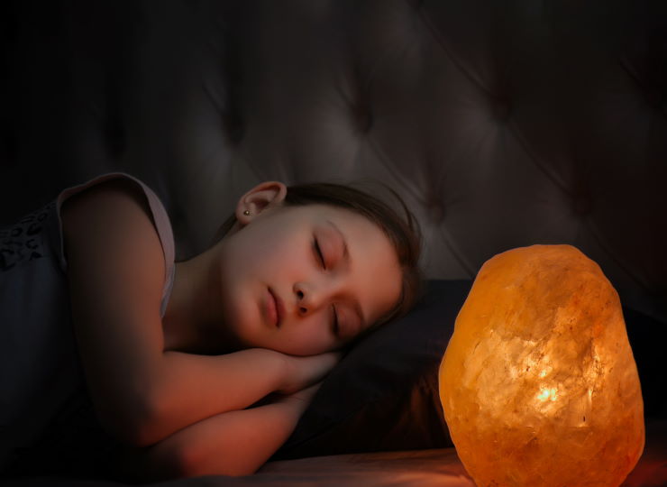 salt lamp benefit, healthy sleep