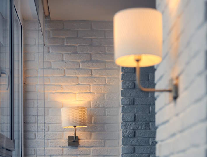 Why Are Lamps so Expensive, Wall,Lamp,In,Modern,Loft,Apartment.,Wall,Sconce,On,White